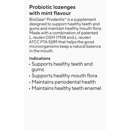 BioGaia Prodentis Lozenge Mint 30 Pack