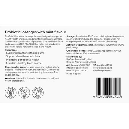 BioGaia Prodentis Lozenge Mint 10 Pack