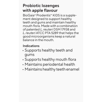 BioGaia Prodentis Kids Lozenge Apple 30 Pack
