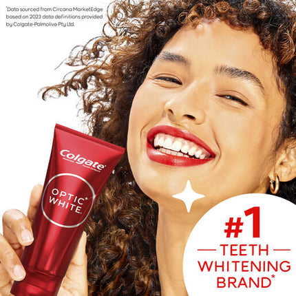 Colgate Optic White Renewal Teeth Whitening Toothpaste Lasting Fresh With Hydrogen Peroxide 85g