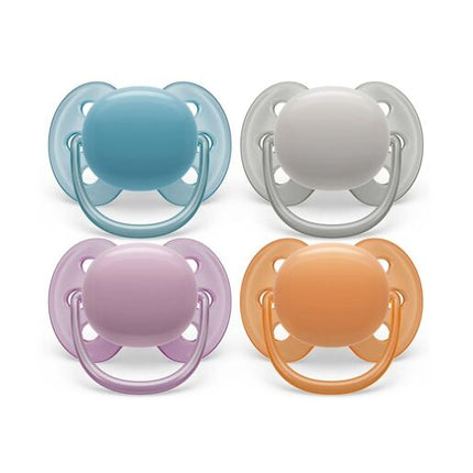 Philips Avent Ultra Soft Soother 6-18 months Plain 2-pack