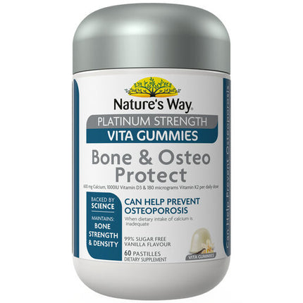 Nature's Way High Strength Adult Vita Gummies Osteo 50+ 60 Capsules
