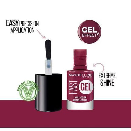 Maybelline Fast Gel Longwear Nail Lacquer 09 Plum Party