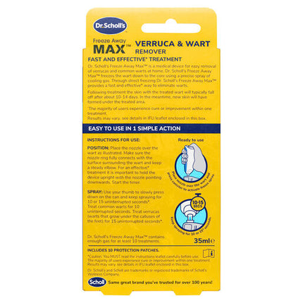 Dr.Scholl's Freeze Away Max Verruca & Wart Remover