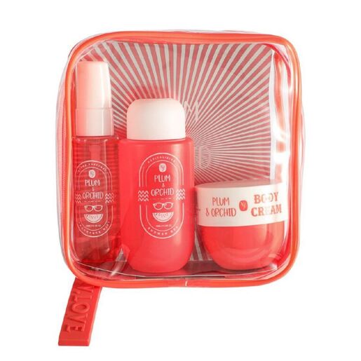 VV Love 3 Piece Mini Set Plum & Orchid Mist+50ml Cream+90ml Shower Gel