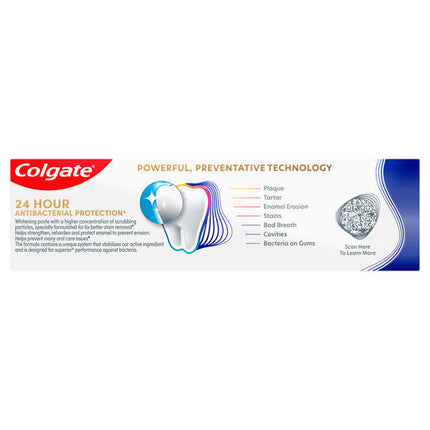 Colgate Total Advanced Whitening Antibacterial Fluoride Toothpaste 115g