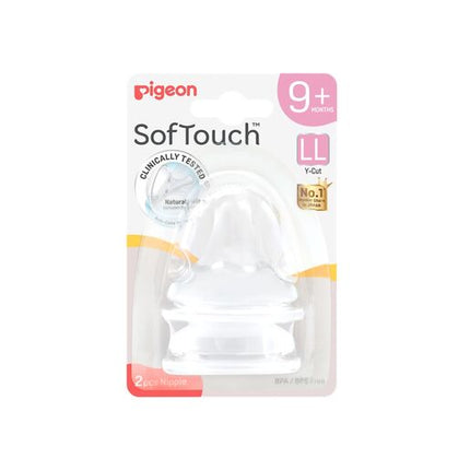 Pigeon Softouch III Peristaltic Plus Teat LL 2 Pack