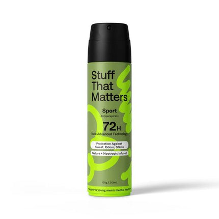 Stuff That Matters Sport Antiperspirant Deodorant Spray 130g