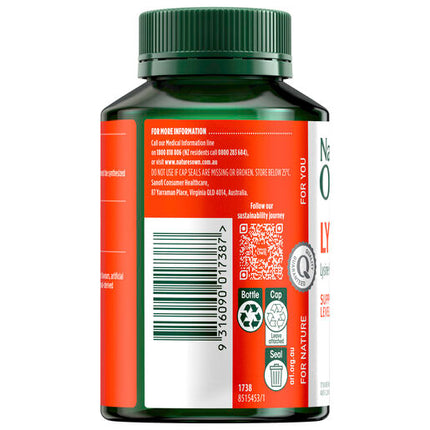 Nature's Own Double Strength Cold Sore Relief 100 Tablets