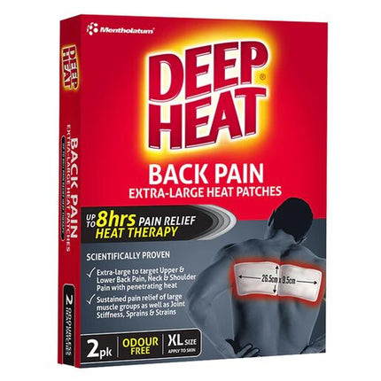 Deep Heat Backpain Heat Patches XL 4