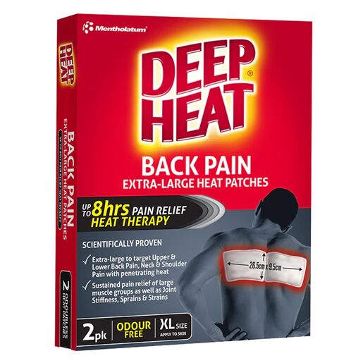 Deep Heat Backpain Heat Patches XL 4