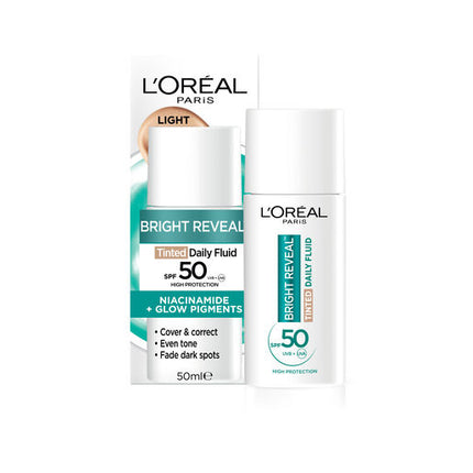 L’Oréal Paris Bright Reveal Tinted Daily Fluid SPF 50 light