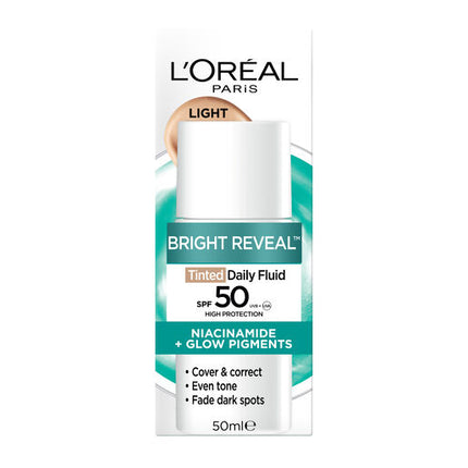 L’Oréal Paris Bright Reveal Tinted Daily Fluid SPF 50 light