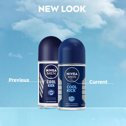 Nivea Deodorant Roll On Men Cool Kick 50mL