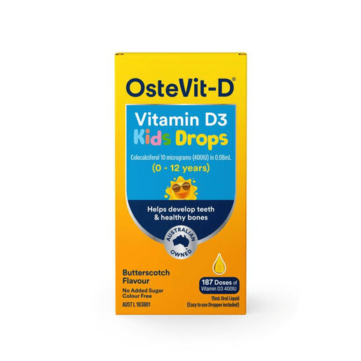 OsteVit-D Vitamin D3 Kids Drops 15mL