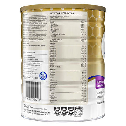 Alula Gold Stage 1 Newborn Premium Infant Formula 0-6 months 900g