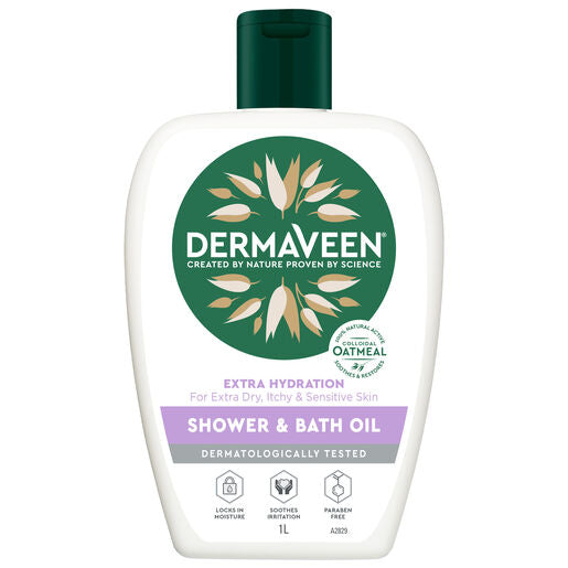 DermaVeen Extra Gentle Shower & Bath Oil