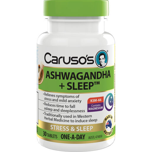 Caruso's Ashwagandha + Sleep™ 30 Tablets
