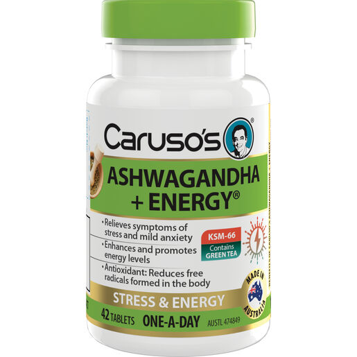 Caruso's Ashwagandha + Energy® 42 Tablets