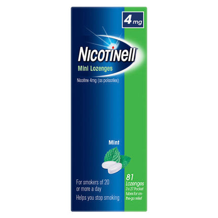 Nicotinell Mini Lozenge Extra Strength 81 Pack 4mg