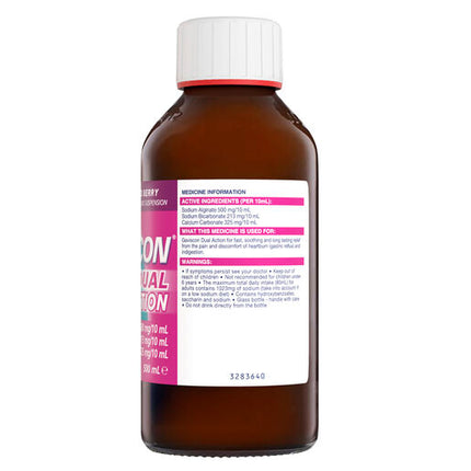 Gaviscon Liquid Dual Action Mixed Berry 500ml