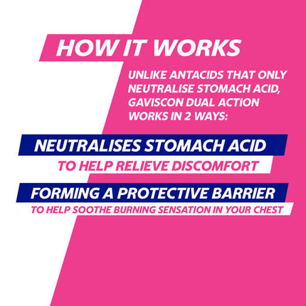 Gaviscon Liquid Dual Action Mixed Berry 500ml