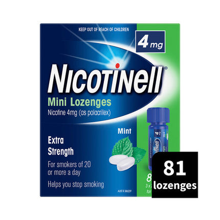 Nicotinell Mini Lozenge Extra Strength 81 Pack 4mg