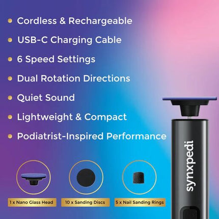 Synxpedi Electric Foot Polisher