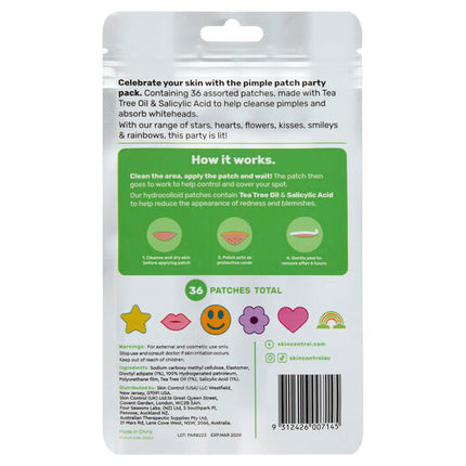 Skin Control Pimple Patch Party Pack 36 Patches