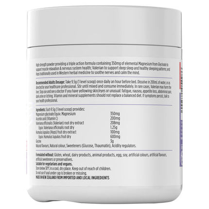 Nutra-Life Deep Sleep + Magnesium Glycinate High Strength Powder 285g