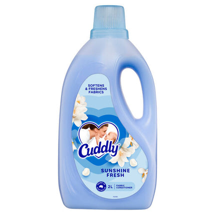 Cuddly Regular Liquid Fabric Softener Conditioner 2L Sunshine Fresh