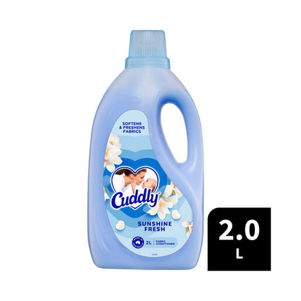 Cuddly Regular Liquid Fabric Softener Conditioner 2L Sunshine Fresh