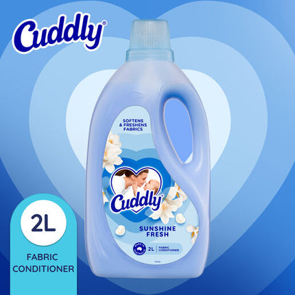 Cuddly Regular Liquid Fabric Softener Conditioner 2L Sunshine Fresh