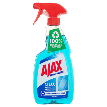 Ajax Spray n' Wipe Triple Action Glass Cleaner Trigger 500mL