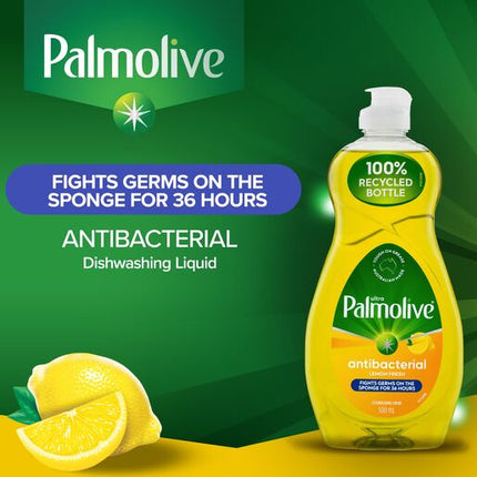 Palmolive Ultra Strength Concentrate Antibacterial Dishwashing Liquid 500mL With Lemon Extracts