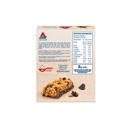 Atkins Daybreak Chocolate Chip 37G 5Pk