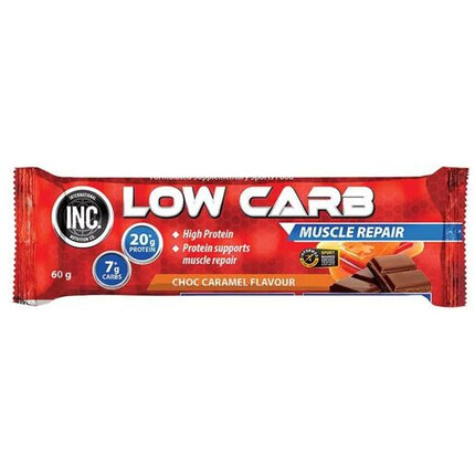 Inc Low Carb Protein Bar Choc Caramel 60g