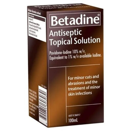 Betadine Antiseptic Solution Hospital Grade 100ml