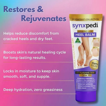 Synxpedi Diamond Luxe Heel Balm 120g