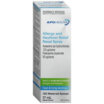 ApoHealth Allergy and Hayfever Relief Nasal Spray 17ML