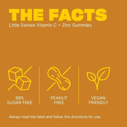 Little Swisse Vitamin C + Zinc Gummies 40 Pack
