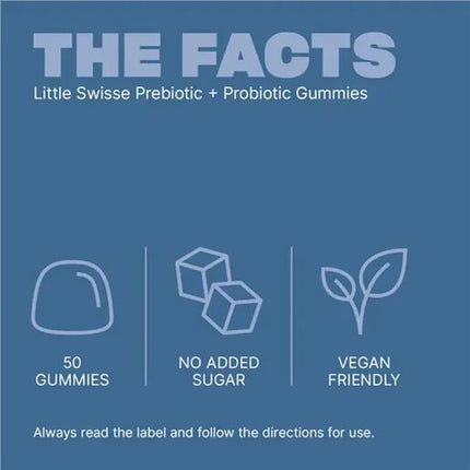 Little Swisse Pre+Probiotic Gummies 50 Pack