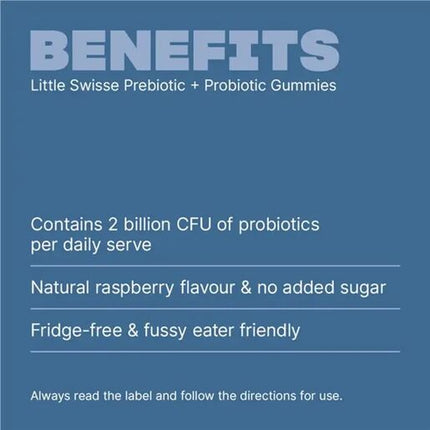 Little Swisse Pre+Probiotic Gummies 50 Pack