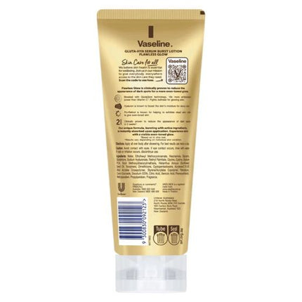 Vaseline Gluta-Hya Flawless Glow Serum Burst Lotion Body Lotion 200mL