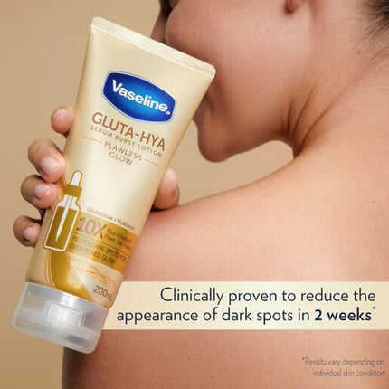 Vaseline Gluta-Hya Flawless Glow Serum Burst Lotion Body Lotion 200mL