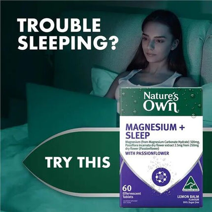 Nature's Own Magnesium + Sleep Effervescent Tablets 60
