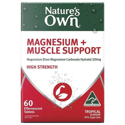 Nature's Own Magnesium + Muscle Support Effervescent Tablets 60