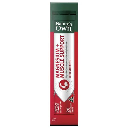 Nature's Own Magnesium + Muscle Support Effervescent Tablets 60