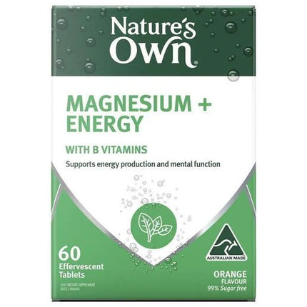 Nature's Own Magnesium + Energy Effervescent Tablets 60