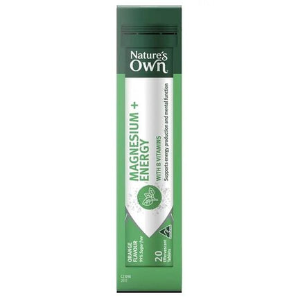 Nature's Own Magnesium + Energy Effervescent Tablets 60
